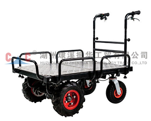 Electric Four Wheels Trolley-PC030-01 Factory Directly Wholesale Barrow Lifter Farm Electric Power Industrial Wheelbarrows